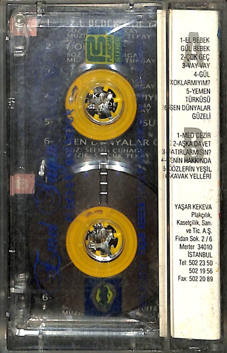 Emel Sayın - El Bebek Gül Bebek Orijinal Kaset (İkinci El) KST30847 - 2
