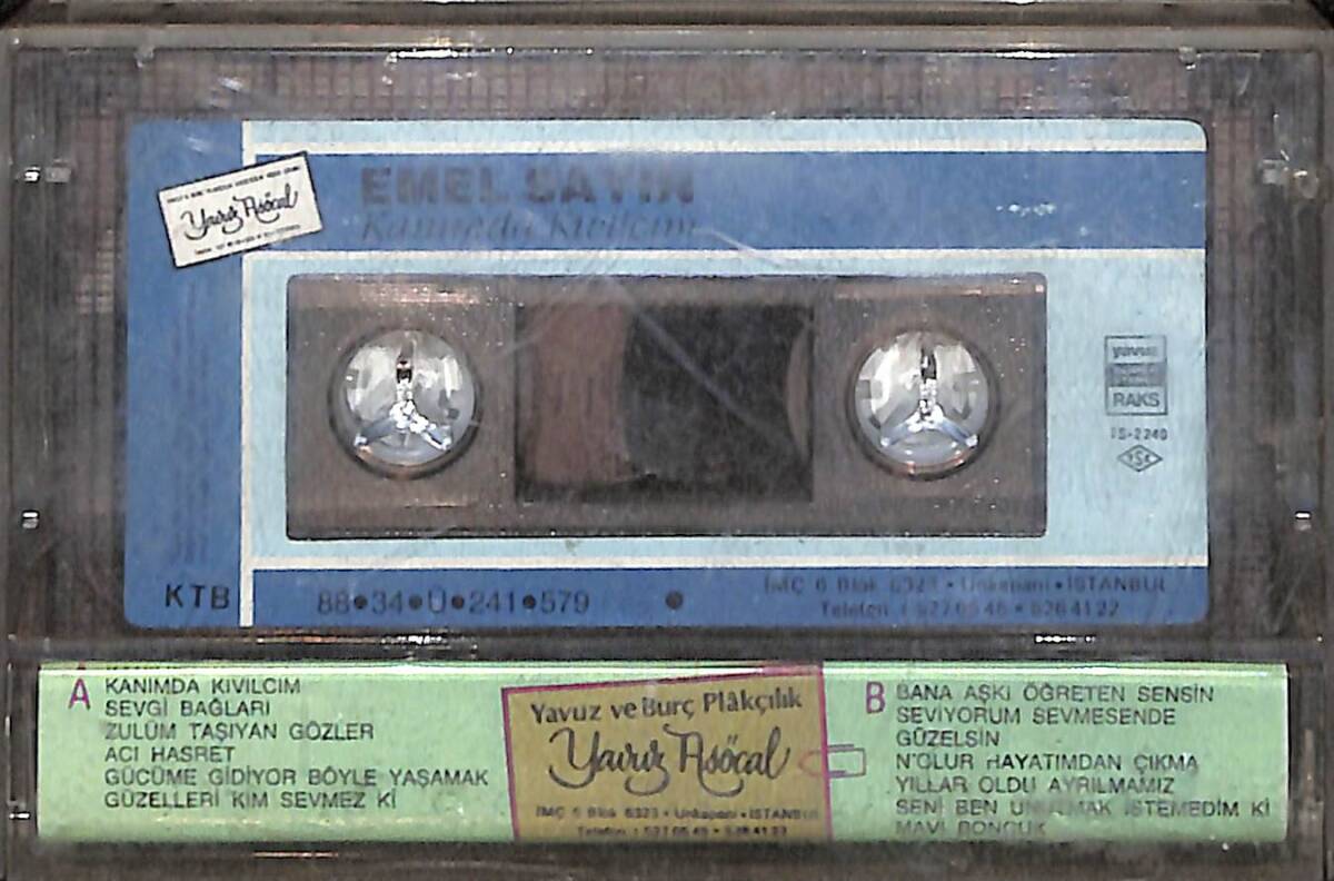 Emel Sayın - Kanımda Kıvılcım Orijinal Kaset (İkinci El) * Kâğıt Baskı * KST30926 - 2