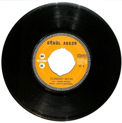 Gönül Akkor - Ölümden beter / Gelen İçiyor Giden İçiyor Plak (10/7) PLK25087 - Gökçekoleksiyon