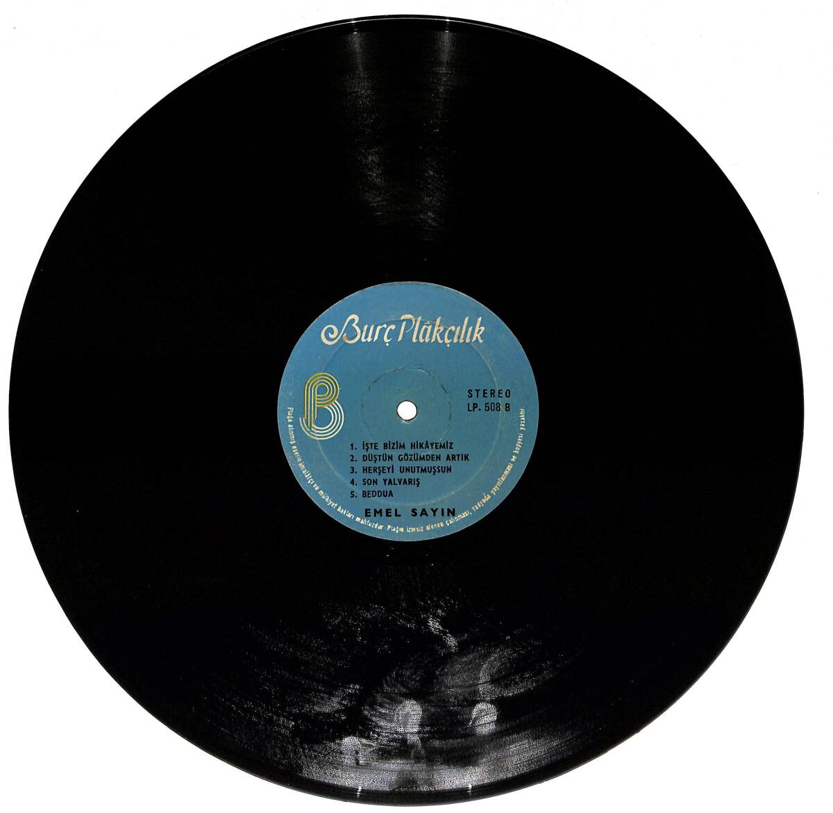 Emel Sayın – Rüzgar | Burç Plakçılık Plak 33'lük LP (Long Play) PLAK (10/7) 