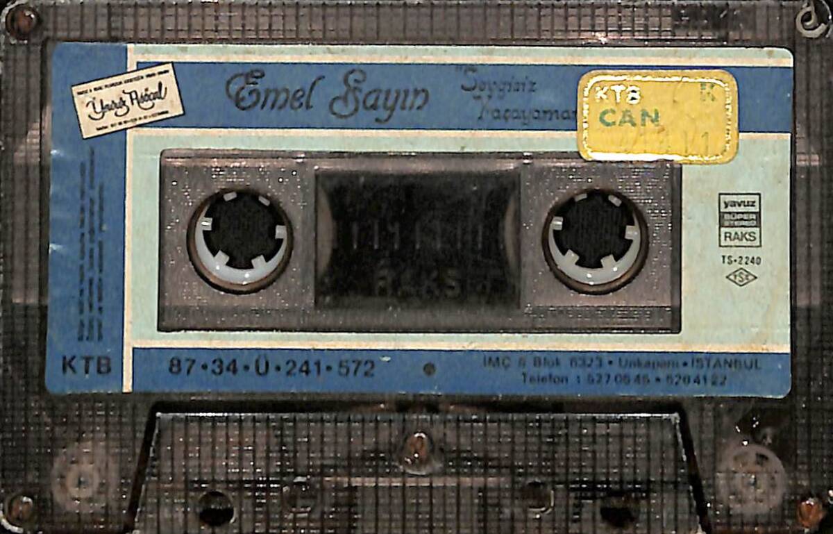 Emel Sayın - Sensiz Yaşayamam Kaset (İkinci El) KST27807 - 1