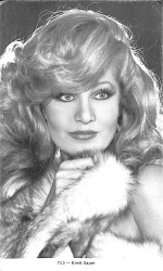 Emel Sayın Siyah-Beyaz Kartpostal (Küçük Boy) KRT21858 - Gökçekoleksiyon