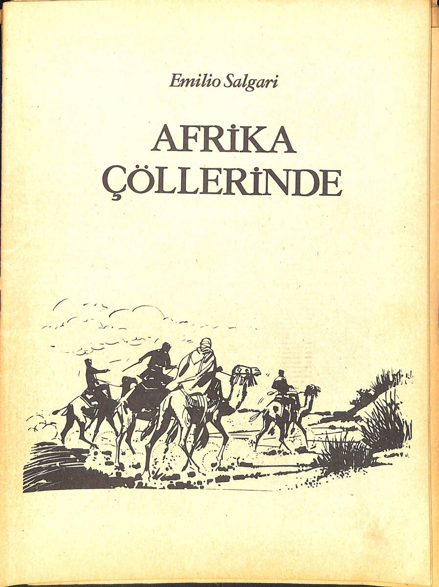 Emilio Salgari - Afrika Çöllerinde Çizgi Roman NDR98233 - 1