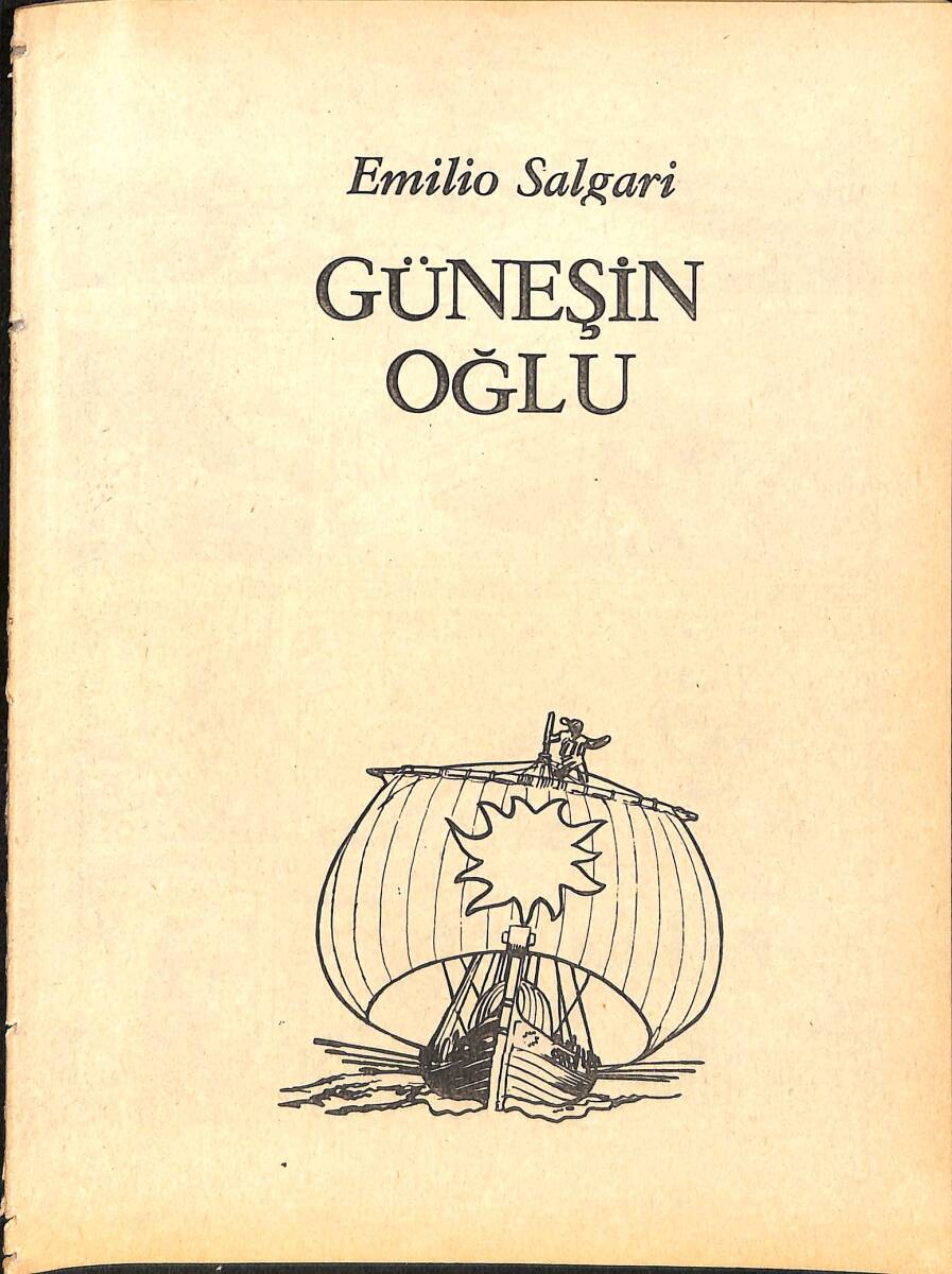 Emilio Salgari - Güneşin Oğlu Çizgi Roman NDR98313 - 1