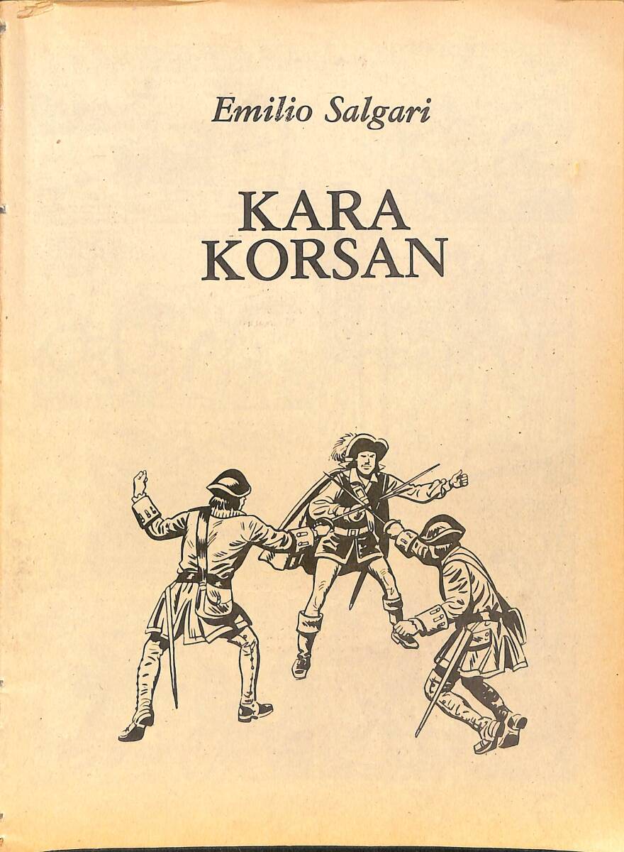 Emilio Salgari - Kara Korsan Çizgi Roman NDR98305 - 1
