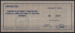 Eminönü İlçe Emniyet Müdürlüğü Karakollarını Yaptırma Ve Yaşatma Derneği Makbuzu 1966 EFM276 - 1