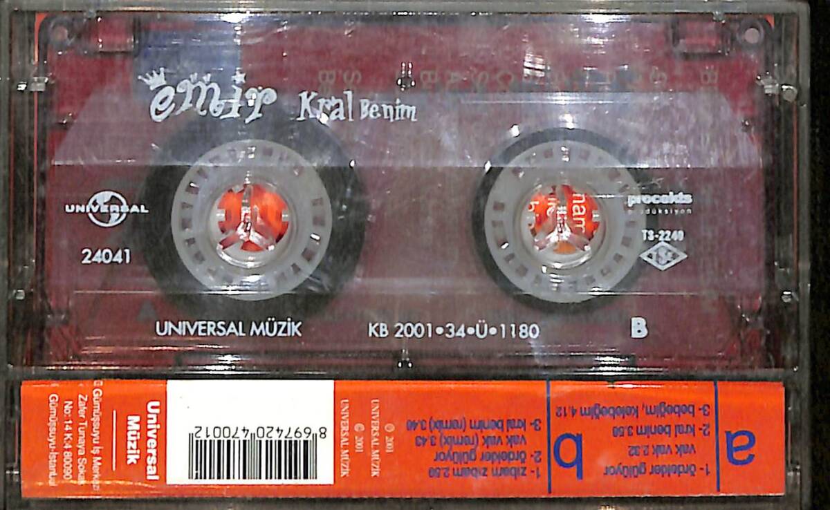 Emir Kral - Benim Kaset (İkinci El Kaset) KST28995 - 2