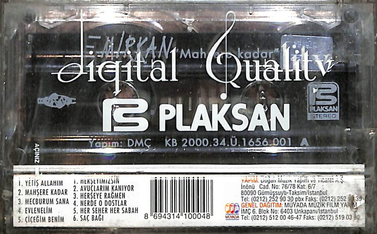 Emirkan - Mahşere Kadar Kaset (Sıfır Kaset) KST29453 - 2