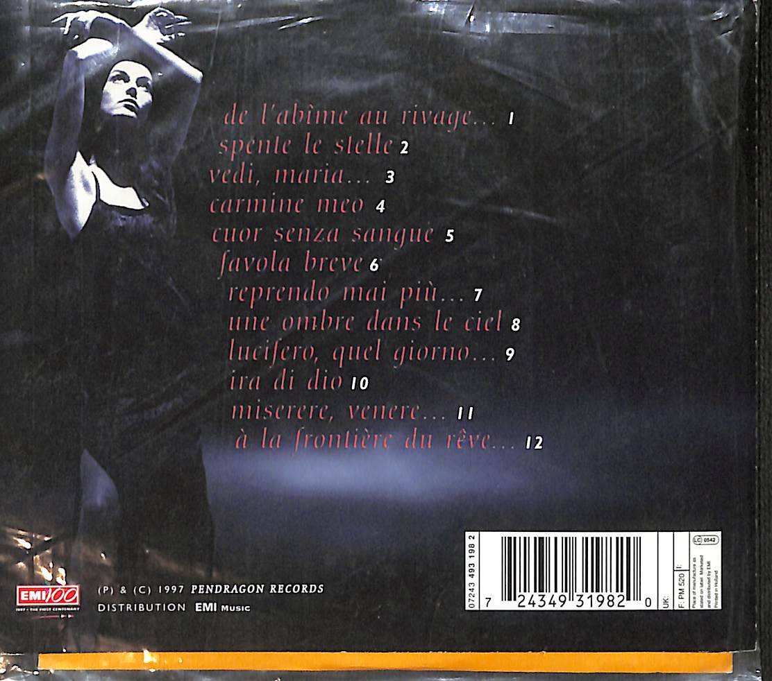 Emma Shapplin – Carmine Meo CD (İkinci El) CD5833 - 2