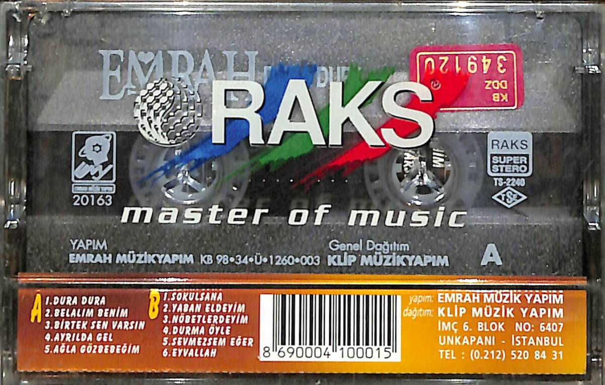 Emrah - Dura Dura Kaset (Sıfır Kaset) KST29084 - 2
