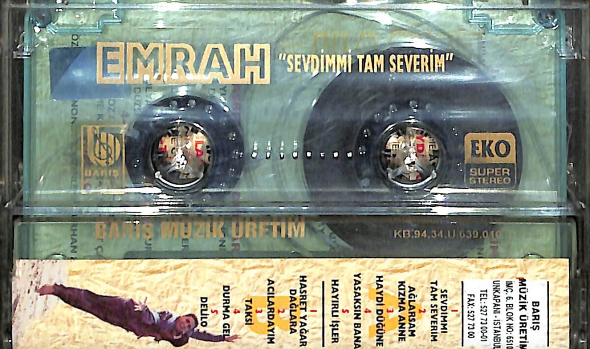 Emrah - Sevdim mi Tam Severim Kaset (İkinci El) KST28145 - 2