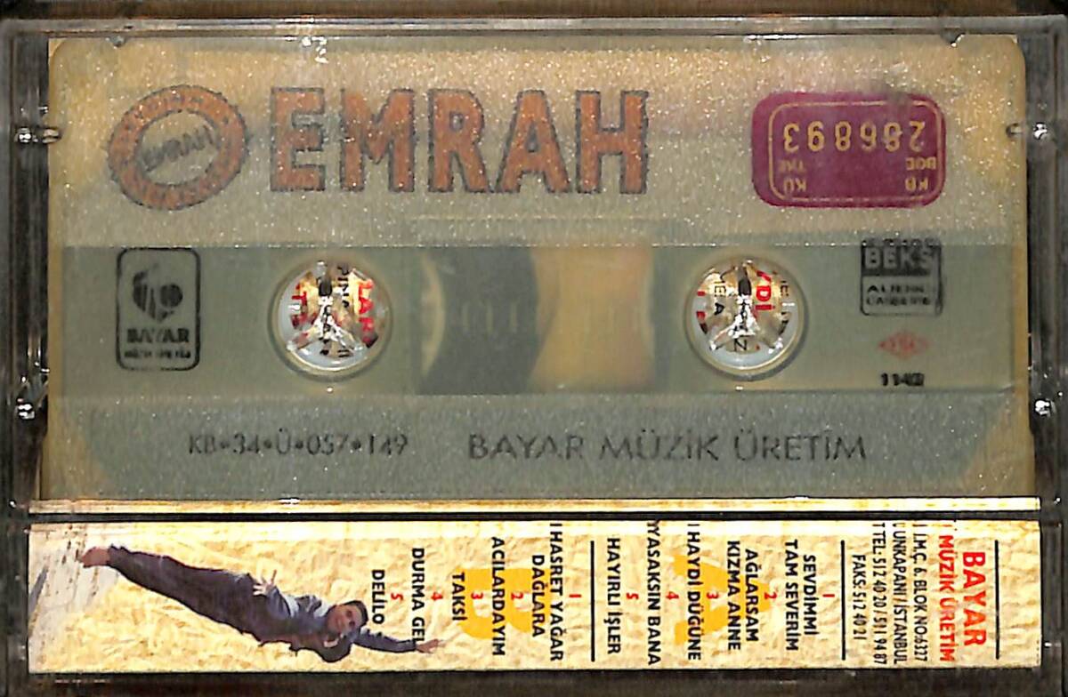 Emrah - Sevdimmi Tam Severim Kaset (İkinci El Kaset) KST29012 - 2