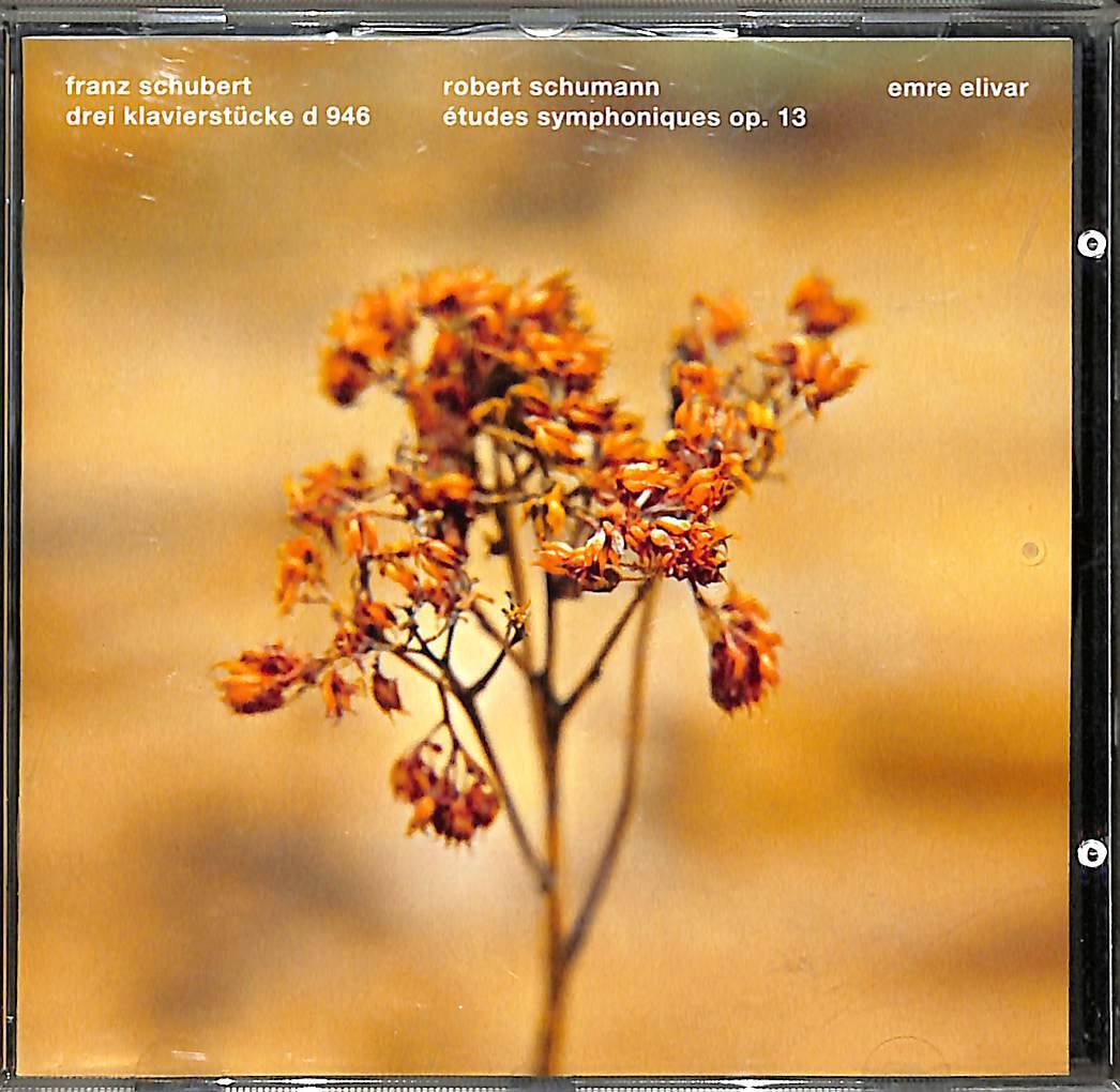 EMRE ELİVAR SCHUBERT THREE PIANO PIECES/SCHUMANN SYMPHONIC ETUDES CD (İkinci El) CD3973 - 1