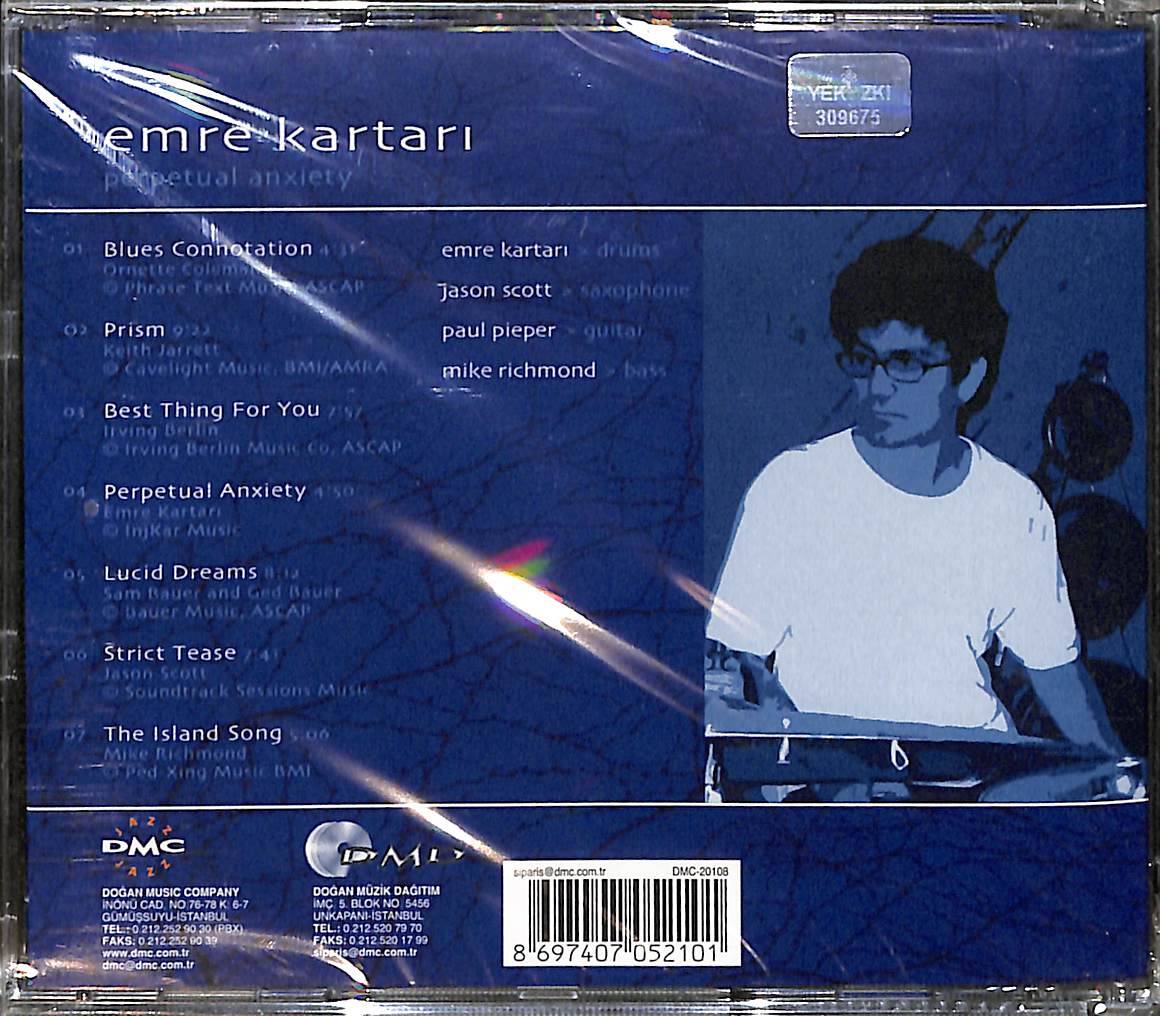 Emre Kartarı - Perpetual Anxiety CD (İkinci El) CD5515 - 2