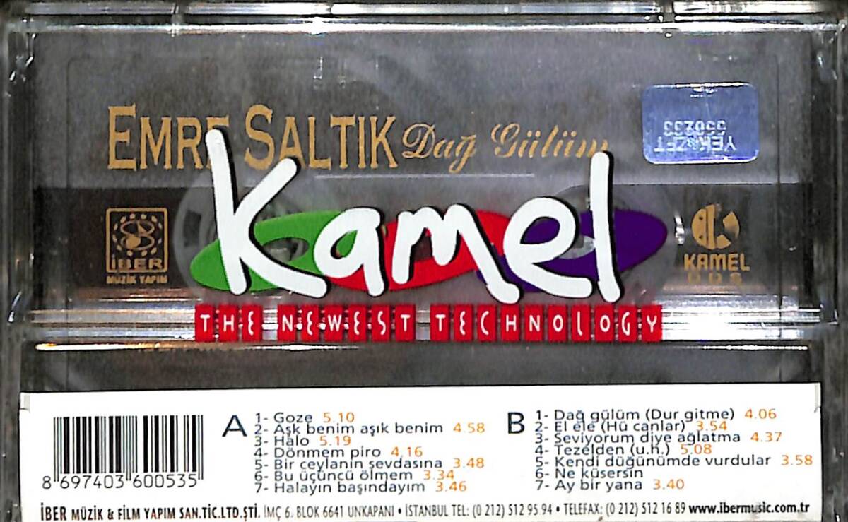 Emre Saltık - Dağ Gülüm Kaset (Sıfır) KST26770 - 2