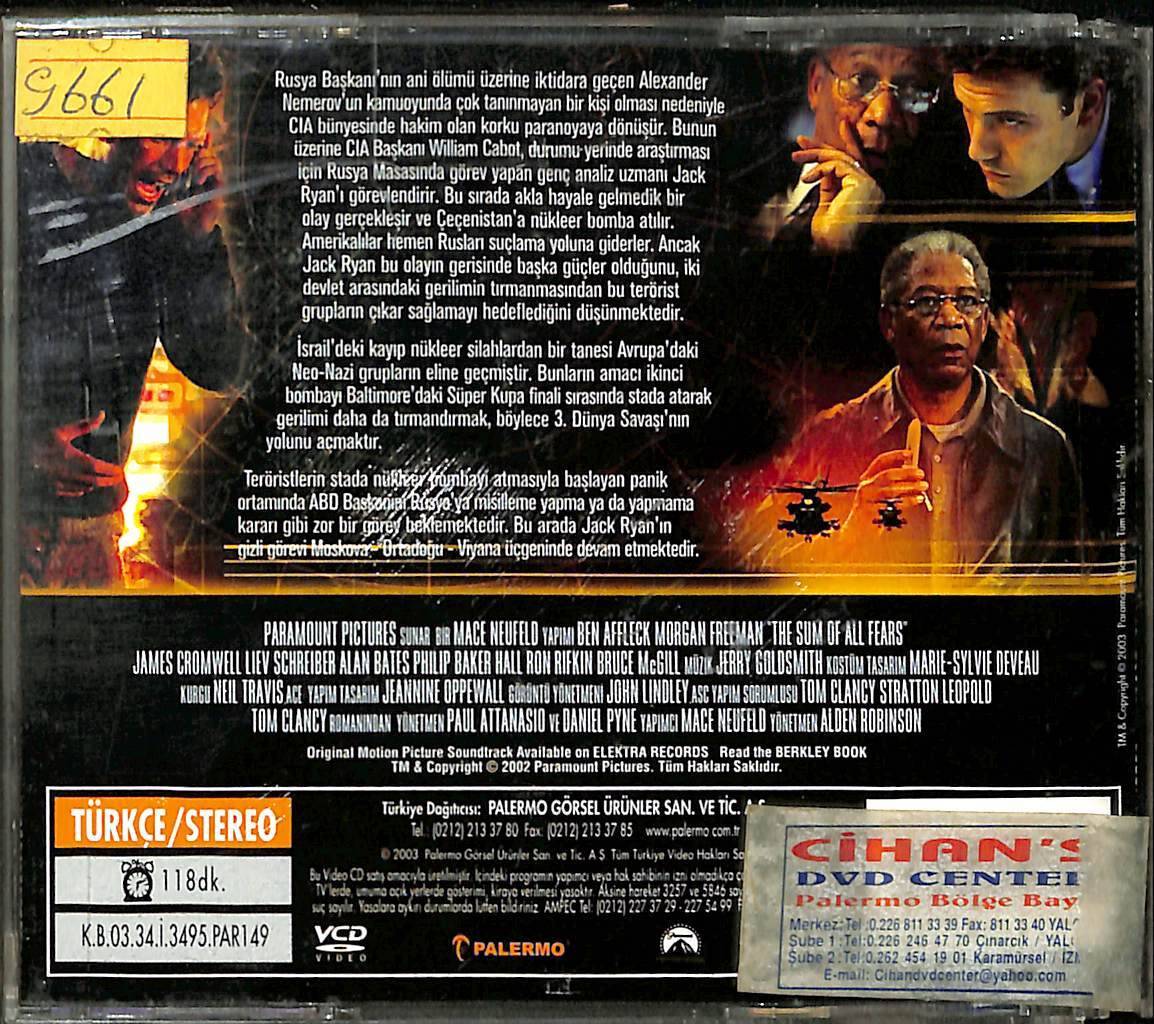 En Büyük Korku VCD Film (Morgan Freeman) VCD15200 - 2