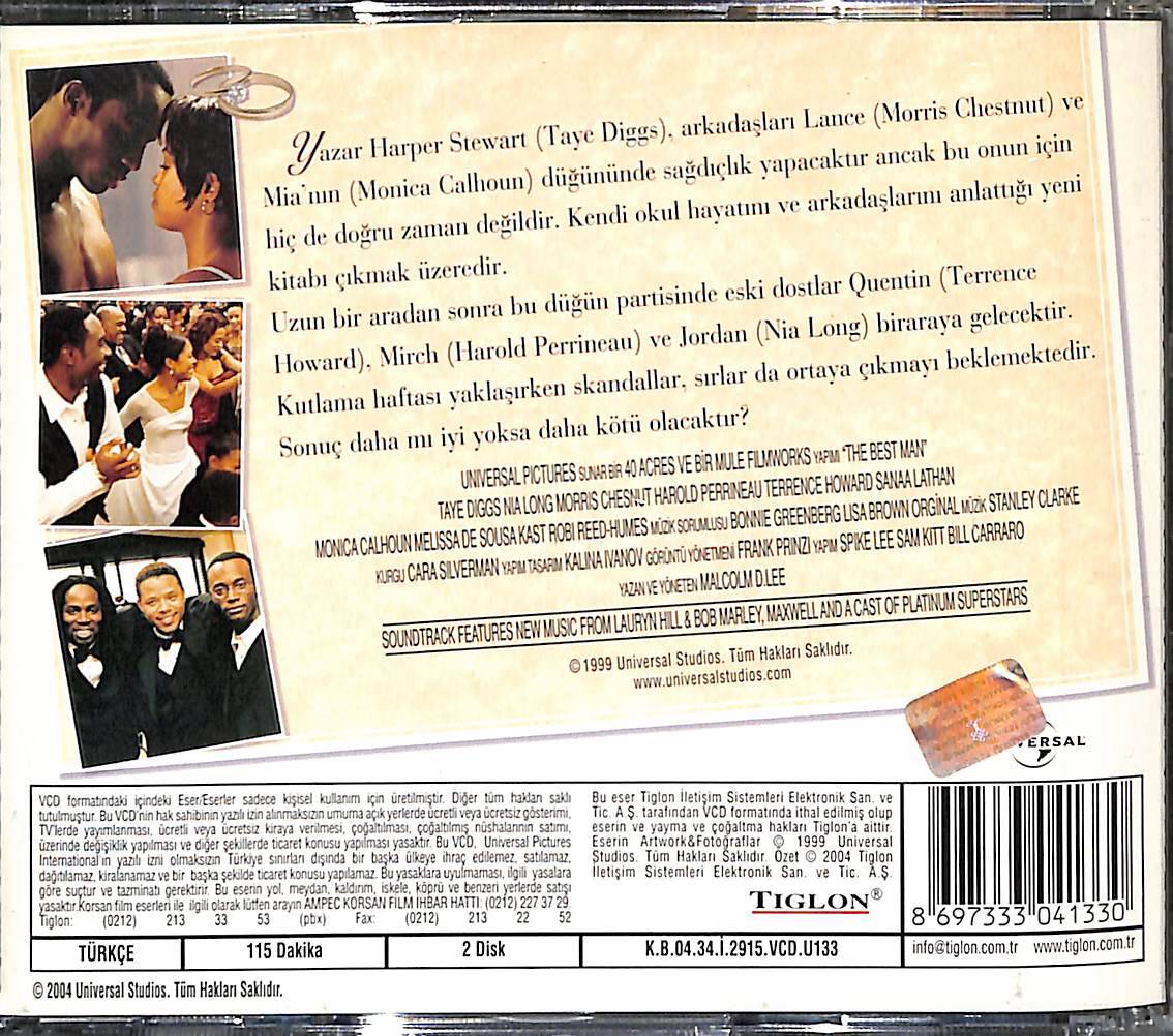 En İyi Arkadaşımın Düğünü – The Best Man (1999) Orijinal VCD Film VCD28316 - 2