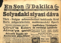 En Son Dakika Gazetesi 26 Aralık 1944 - İngilizlere Türkiyede Üs Verildiği Taktirde GZ71422 - 1