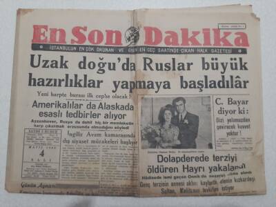 En Son Dakika Gazetesi 4 Mayıs 1948 - Uzak Doğuda Ruslar Büyük Hazırlıklar Yapmaya Başladı GZ71741 - 1