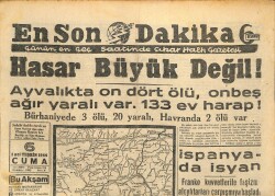 En Son Dakika Gazetesi 6 Ekim 1944 - İspanyada İsyan GZ71412 - 1