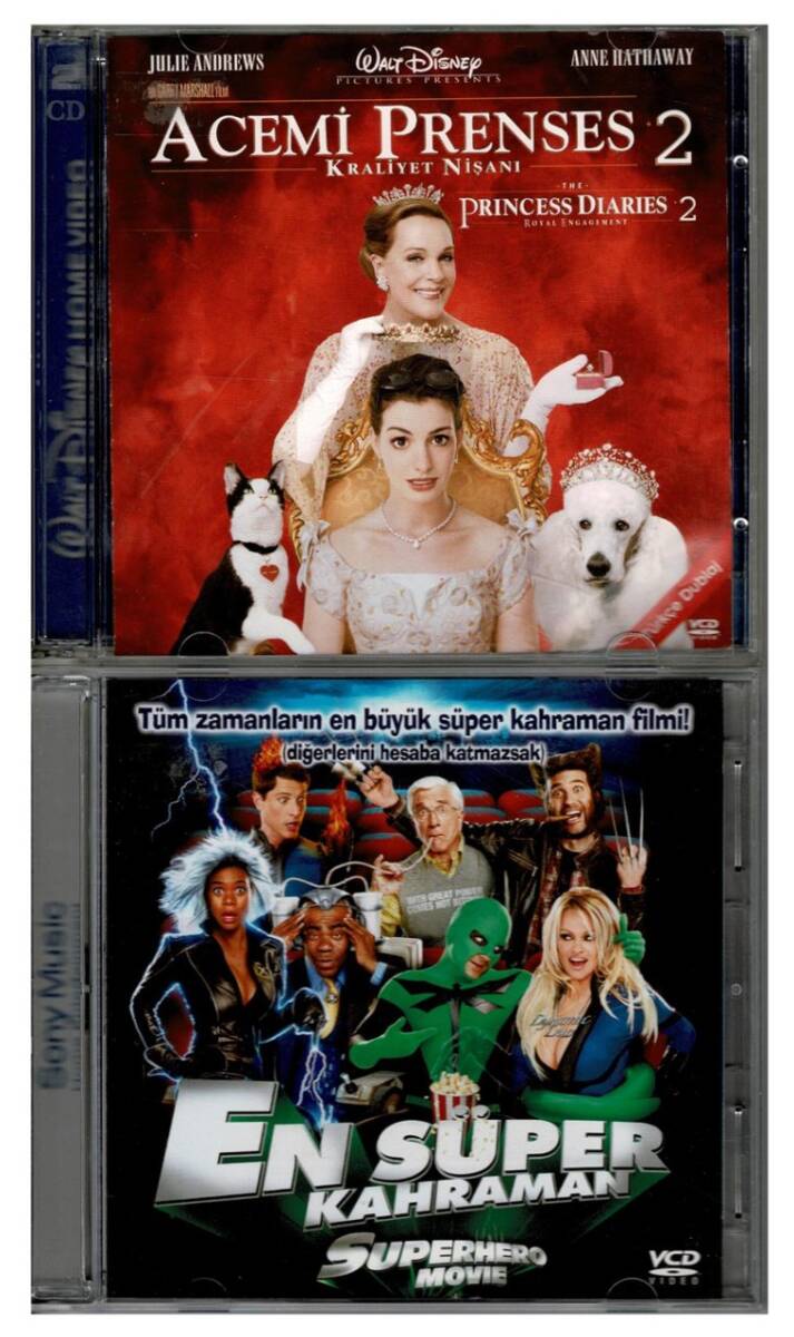 En Süper Kahramanlar Acemi Prenses 2 2 Adet VCD Film VCD257 - 1