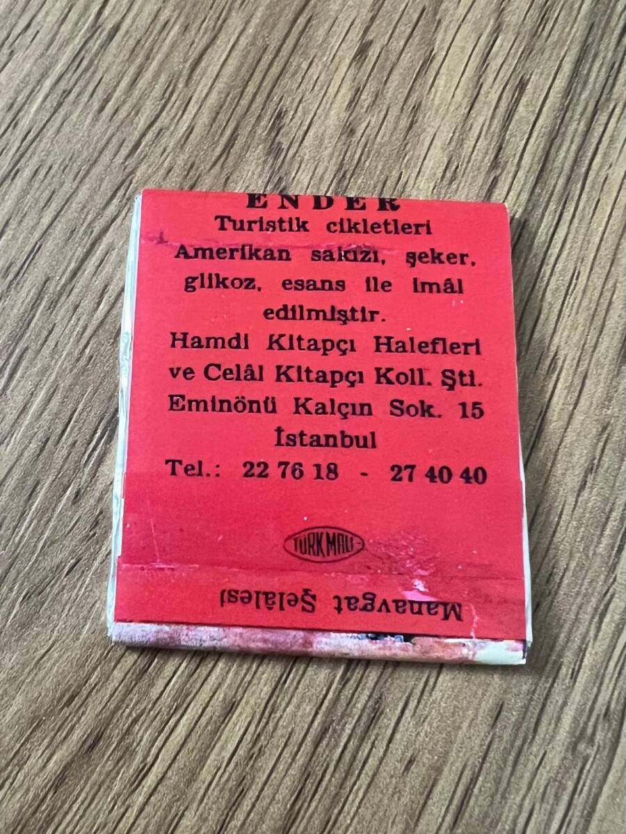 Ender Turistlik Sakız Kart Hediyeli Şekerli Sakız# SKZ2402 - 2