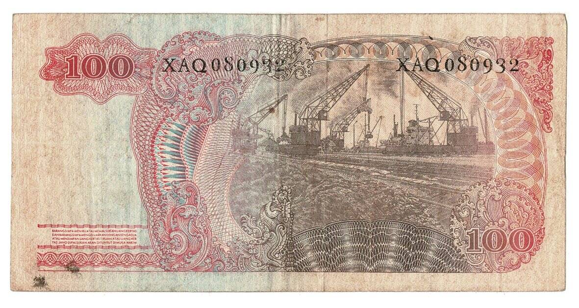 Endonezya 100 Rupi 1968 ÇT YKP4389 - 2