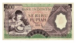 Endonezya 1000 Rupi 1958 ÇÇT+ YKP4227 - 1