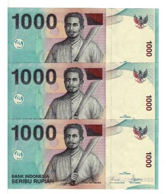 Endonezya 1000 Rupi 2000 *Seri Takipli* ÇİL YKP5859 - 1