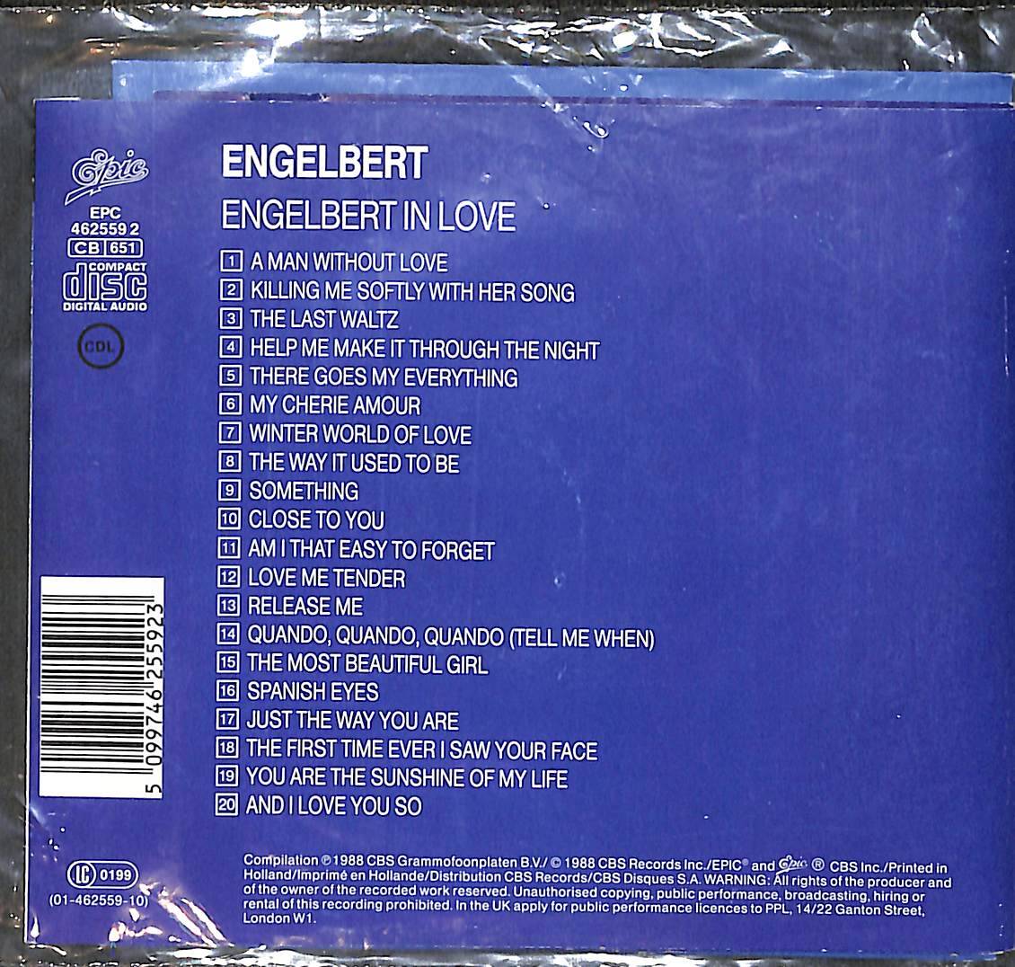Engelbert – Engelbert In Love CD (İkinci El) CD5842 - 2