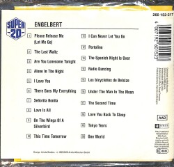 Engelbert Humperdinck – Super 20 CD (İkinci El) CD5841 - 2