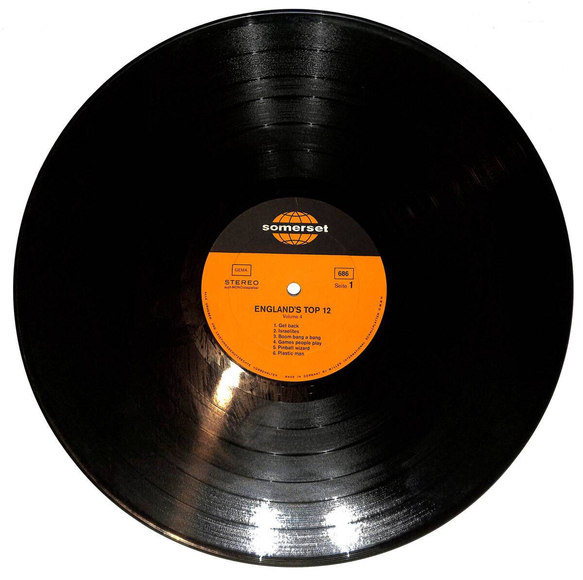 England's Top 12 LP PLAK (Açıklamayı Okuyunuz) PLK26699 - 2