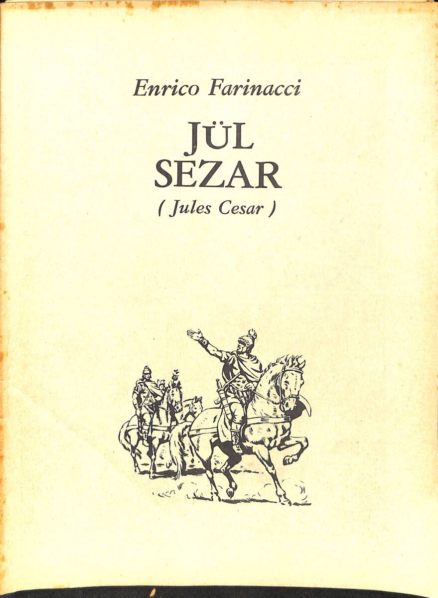 Enrico Farinacci - Jül Sezar (Jules Cesar) Çizgi Roman NDR98235 - 1