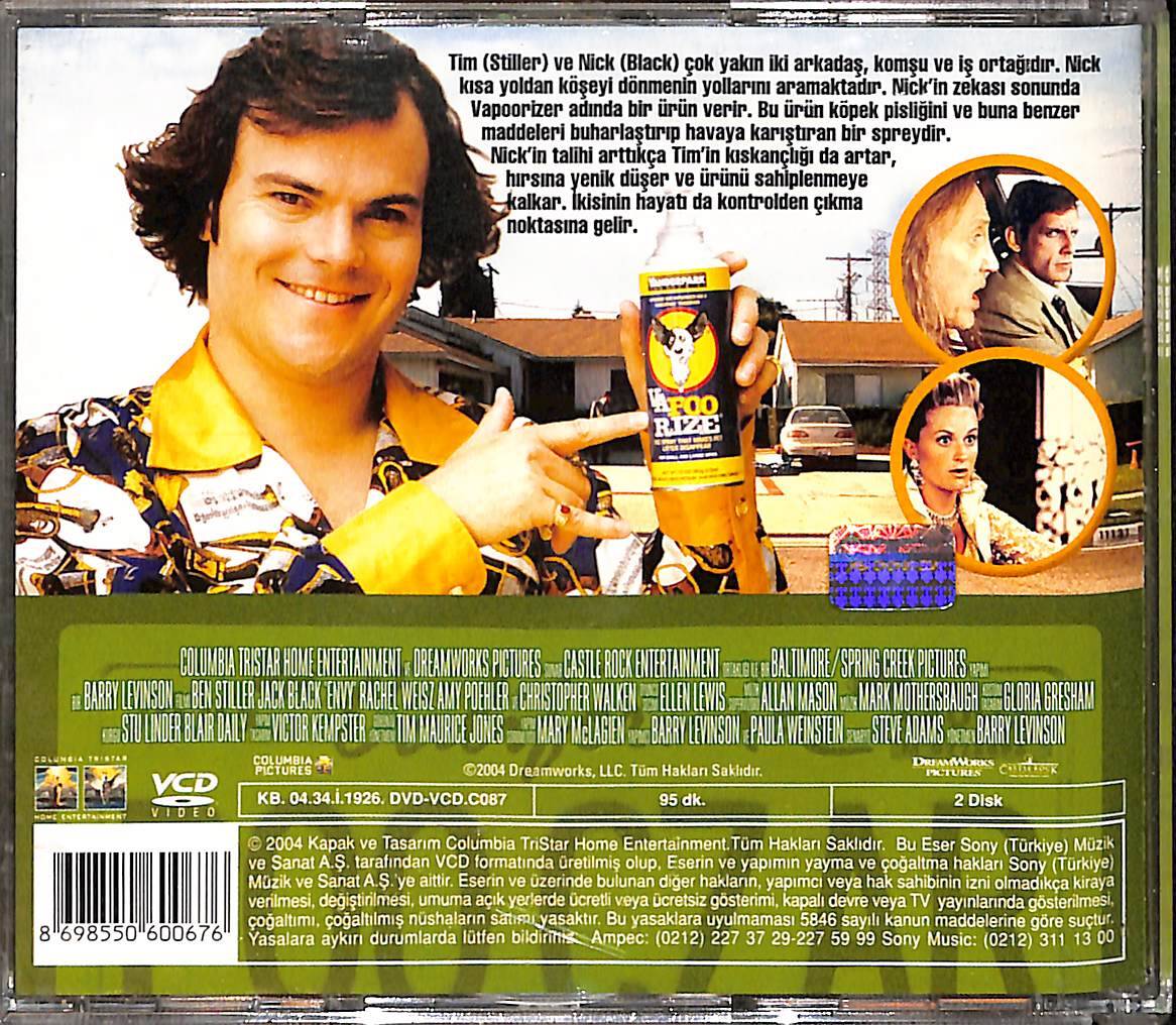 Envy - Kıskançlık Uğruna (2004) Orjinal VCD Film ' Ben Stiller ' VCD28405 - 2