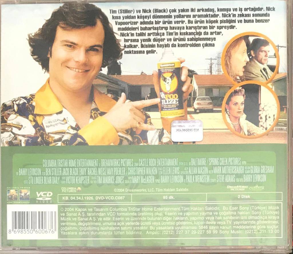 Envy -Kıskançlık Uğruna VCD Film VCD8426 - 2