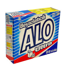 1990'lar Beyazlatıcılı Alo Ultra Toz Deterjan *Daha Beyazı Olamaz* (Dolu Kutu) AOB4736 - Gökçekoleksiyon