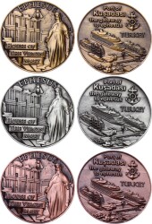 EphesusPort Of Kuşadası Madalyon Set MVM998 - Gökçekoleksiyon