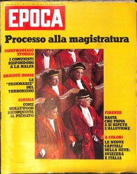Epoca 8.03.1975 No 1274 - Processo Alla Magistratura - Come Hollywood Riconquista İl Primato NDR91903 - Gökçekoleksiyon