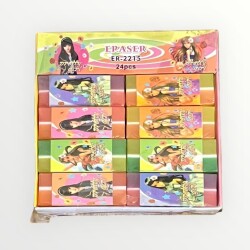 Eraser Pretty Girl Görselli Silgi Tam Dolu Kutu 1990s AOB4811 - 1