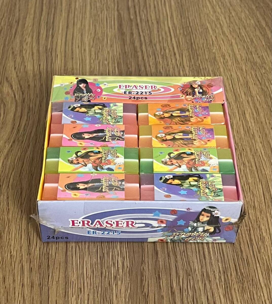Eraser Pretty Girl Görselli Silgi Tam Dolu Kutu 1990s AOB4811 - 4