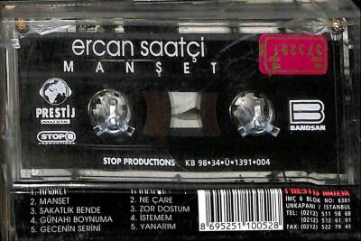 Ercan Saatçi - Manşet Kaset (İkinci El) KST15203 - 2