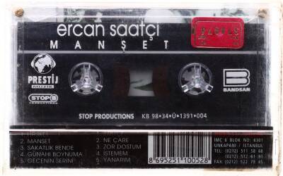 Ercan Saatçi - Manşet Kaset (İkinci El) KST5594 - 2
