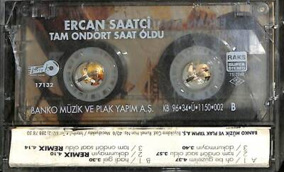 Ercan Saatçi - Tam Ondört Saat Oldu Kaset (İkinci El) KST15238 - 2
