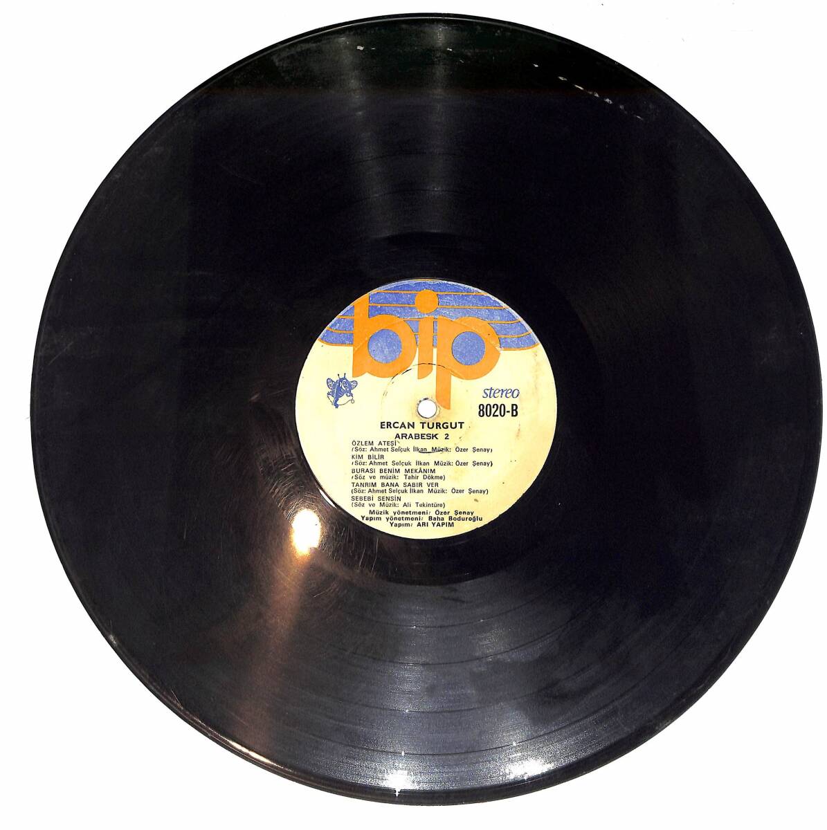 Ercan Turgut – Arabesk 2 - 1981 Türkiye Basım LP PLAK (Açıklamayı Okuyunuz) PLK26622 - 1