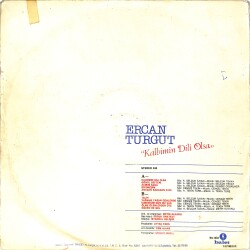 Ercan Turgut - Kalbimin Dili Olsa LP PLAK (10/7) PLK26541 - 2