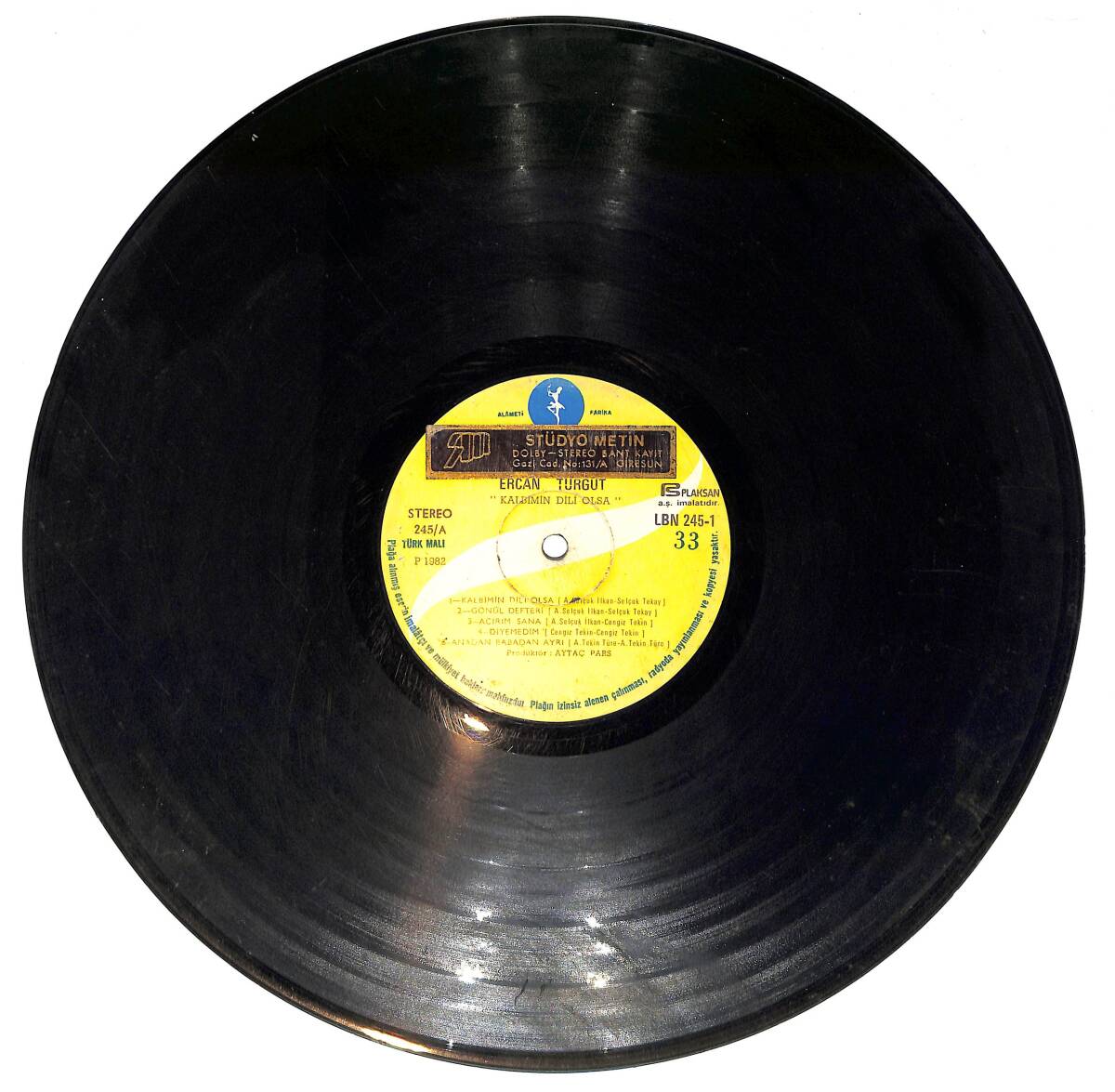 Ercan Turgut - Kalbimin Dili Olsa LP PLAK (Açıklamayı Okuyunuz) PLK26689 - 2