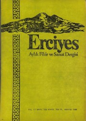 ERCİYES AYLIK FİKİR VE SANAT DERGİSİ SAYI125 MAYIS 1988 - BÜNYAN HALICILIĞI VE HALI TERMİNOLOJİSİ, ÇILDIRDA YETİŞEN AŞIKLARIMIZ DRG1202 - Gökçekoleksiyon