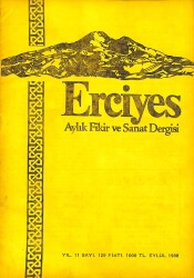 ERCİYES AYLIK FİKİR VE SANAT DERGİSİ SAYI129 EYLÜL 1988 - KOZANLI HALK ŞAİRİ MEHMET HALAÇOĞLU, AŞIK DERYAMİNİN ARDINDAN DRG1200 - Gökçekoleksiyon