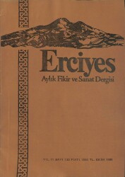 ERCİYES AYLIK FİKİR VE SANAT DERGİSİ SAYI130 EKİM 1988 - DİYARBAKIR VE BALIKESİR İLLERİMİZDE EVLENME TÖRENLERİNİN KARŞILAŞTIRILMASI DRG1199 - Gökçekoleksiyon
