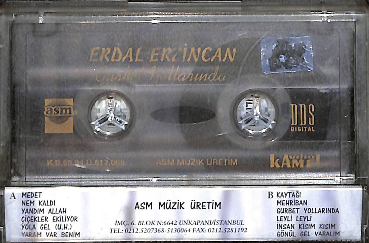 Erdal Erzincan - Gurbet Yollarında Kaset (İkinci El) KST27933 - 2